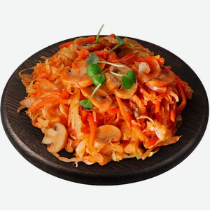 Капуста тушеная с грибами 300 г