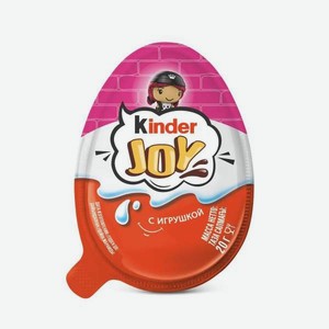 Яйцо шоколадное Kinder Джойс игрушкой 20г