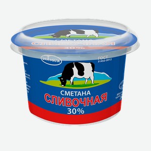 Сметана Экомилк 30% 200 г