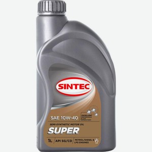 Масло полусинтетическое Sintec Super 3000 10W-40 1л