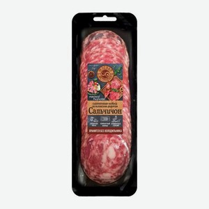 Колбаса Сальчичон сырокопченая нарезка Мясная История 60г