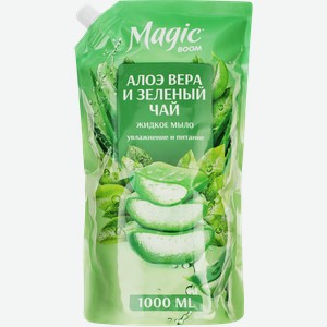 Мыло жидкое MAGIC BOOM Алоэ вера и зеленый чай, 1л