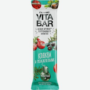 Основа для приготовления согревающего напитка ГУРМИКС Vita bar Клюква и можжевельник, 25мл