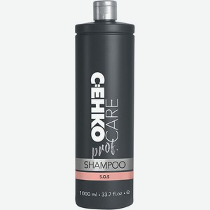 C:EHKO Шампунь CARE prof. S.O.S. для осветленных, обесцвеченных и вьющихся волос, 1000 мл