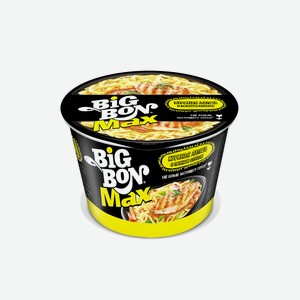 Лапша Big Bon Max куриная с пряным вкусом стакан 95 г