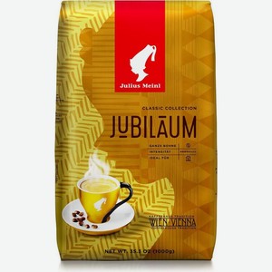 Кофе Julius Meinl юбилейный натуральный жареный в зёрнах 1кг, 1 кг