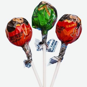 Карамель Sweet Bar леденцовая на палочке с жевательной резинкой со вкусом апельсина/яблока в ассортименте 15г, 15 г