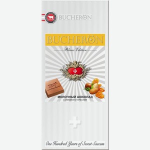 Шоколад Bucheron Blanc Edition с изюмом и орехами молочный 85г, 85 г