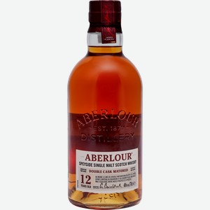 Виски ABERLOUR Double Cask Matured Шотландский односолодовый 12 лет 40%, п/у/без п/у, 0.7л