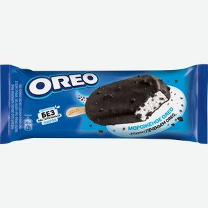 Мороженое Сливочное Эскимо Oreo С Дробленным Печеньем 56Г