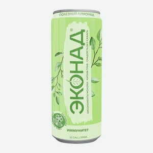 Лимонад Иммунитет среднегазированный Эконад 330мл