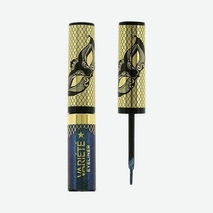 EVELINE Подводка для глаз водостойкая сияющая VARIETE EYELINER, Лазурный