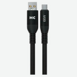Кабель More Choice K83A USB-TYPE-C 66W черный, 1 м