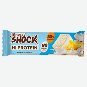 Батончик протеиновый FitnesSHOCK Hi Protein Пина колада, 40 г