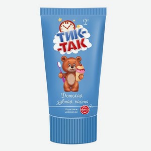 Зубная паста ТИК-ТАК детская фруктовое мороженое 62г с 2лет