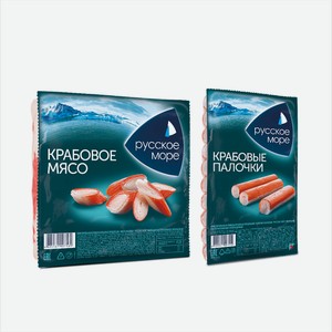 Крабовое мясо/Палочки  Русское море  охл. 200гр