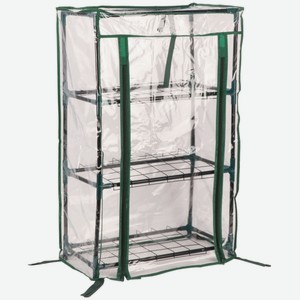 Парник на подоконник GIARDINO CLUB 46x24x75см, сталь, армирован.полиэтилен LTA-3015, Китай