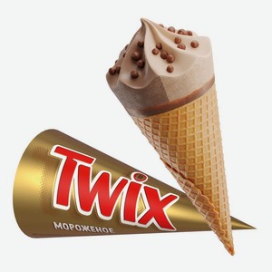 Мороженое Twix Карамель с рисовыми шариками в молочном шоколаде 5% БЗМЖ 68г, 68 г