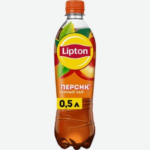 Напиток Lipton Чай черный Персик 0.5л, 500 мл