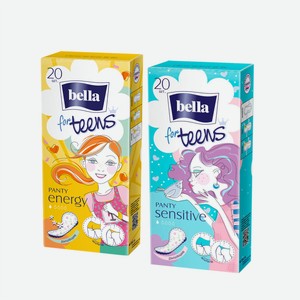 Прокладки ежедневные Белла Teens, Энерджи/Сенситив 20шт