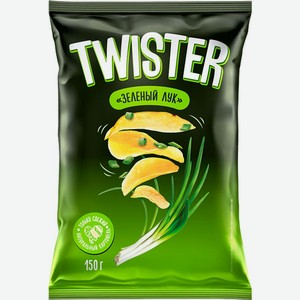 Чипсы Twister Картофель хрустящий со вкусом зеленого лука 150 г