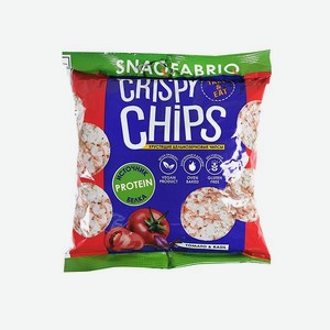 Чипсы Snaq Fabriq цельнозерновые со вкусом Томат и базилик 50г