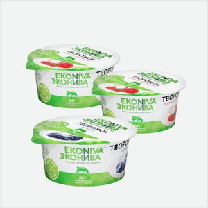 Творожный продукт Эконива в ассортименте 125гр