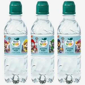 Вода ФрутоKids артезианская 0.33л с 0месяцев в ассортименте