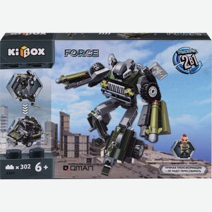 Конструктор KIBOX Трансформер, 302 детали 3307, Китай