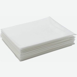 Одноразовые простыни Чистовье из ламинированного спанбонда 200х90 см белые 10 штук