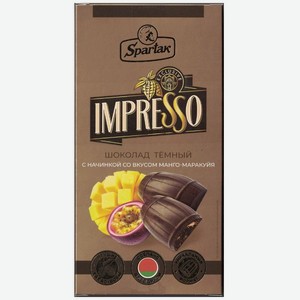 Шоколад тёмный Impresso Манго-Маракуйя, 141г