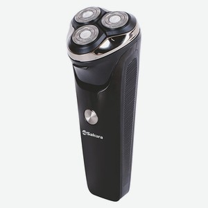 SAKURA Бритва электрическая SA-5428BK с триммером, для сухого и влажного бритья, 1 шт.