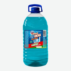 ЗОЛУШКА Средство для мытья стекол Чистые окна с нашатырным спиртом, 5 л