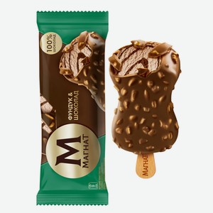 БЗМЖ Мороженое Магнат фундук/шоколад эск. 65 г