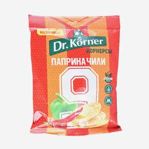 Чипсы Dr.Korner кукурузно-рисовые цельнозерновые с паприкой