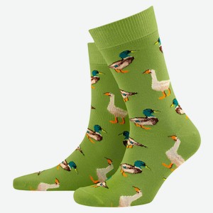 Носки мужские «ТОП» высокие зеленые, р. 25-27