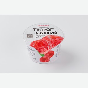 Творог мягкий с малиной однородный 4,2% 150 г