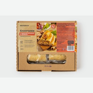 Блинчики с куриной печенью и грибами, зам. 400 г