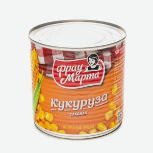Кукуруза Сахарная Фрау Марта 400г Ж/б