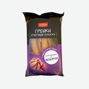Гренки Гренковъ Хрустящие Полоски Со Вкусом Чеснока 70г