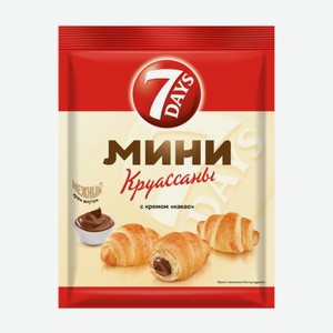 Круассан 7 Дней Мини С Кремом Какао 123г