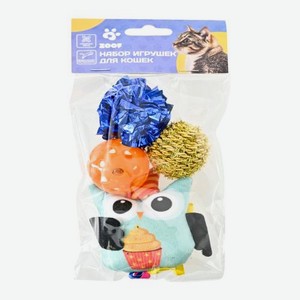 Набор игрушек Сова/шурш мяч/клубок/погремушка в ассортименте
