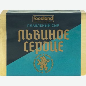 Сыр ЛЬВИНОЕ СЕРДЦЕ плавленый 50% без змж, Россия, 90 г