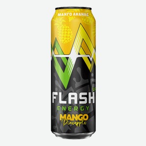 Напиток б/а  ФЛЭШ Энергия МАНГО и АНАНАС  0,45л Ж/Б