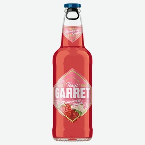 Напиток пивной Tony’s Garret Hard Strawberry-Guava Клубника гуава 4,6%, 400 мл