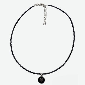 SIDORINA SOFIA ACCESSORIES Чокер из бисера, Черный, размер: 35+5 см