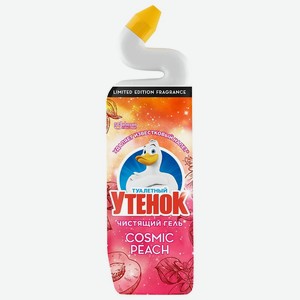 ТУАЛЕТНЫЙ УТЕНОК Чистящее средство для унитаза Cosmic Peach, 800 мл