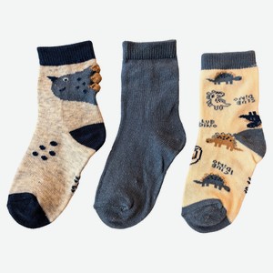 Носки детские InExtenso синие 3 пары, р.12/13-13/14