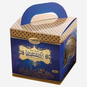 Кулич пасхальный «Золотой колобок» Кекс Царский с цукатами и арахисом, 450 г