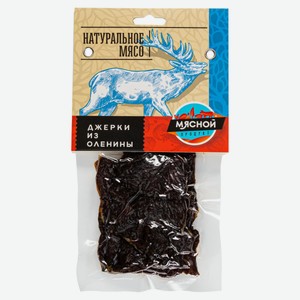 Мясные снеки Джерки сыровяленые «Мясной продукт» Натуральное мясо из оленины, 50 г